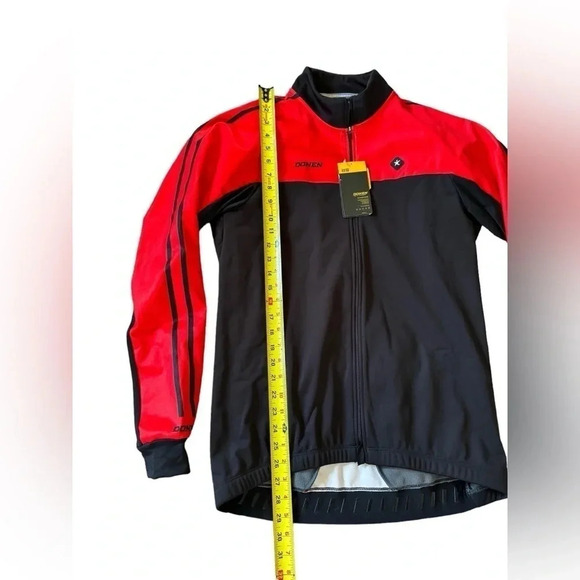 Donen Cycling Wear Insulated Jacket Mens XL Long Sleeve Full Zip 2 Back Pockets - Picture 8 of 8